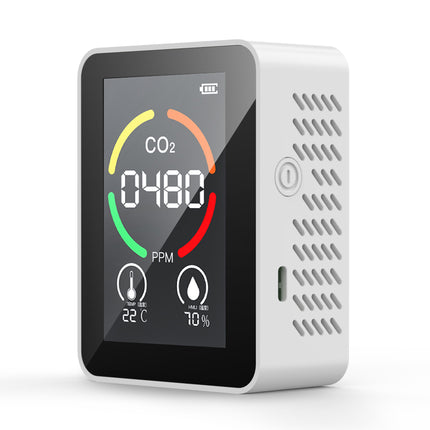 3in1 Portable Carbon Dioxide Detector with LCD Digital Temp Humidity CO2 Meter