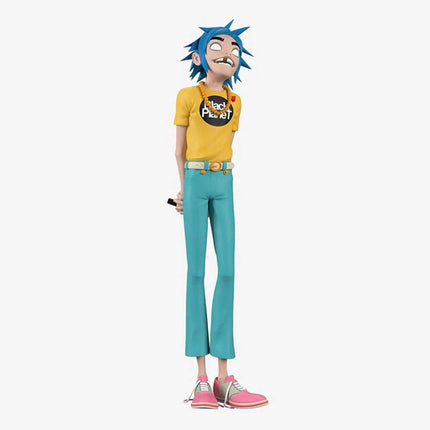 Virtual Band Character Resin Collectible Figure, Hand-Painted Statue with Signature Instrument, Premium Display Piece for Fans