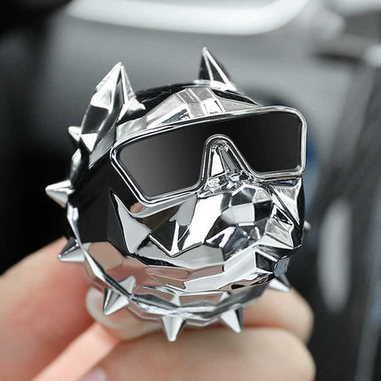 Cute Bulldog-Shaped Car Air Freshener Stylish Decorative Ornament for Vehicle Interiors