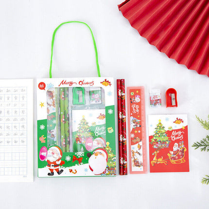 Christmas Stationery Gift Kit Pencil Set For Primary School Children Drawing Xmas Gift