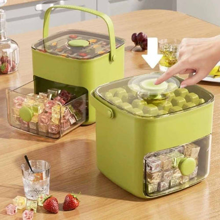 Easy-Press Portable 48 Ice Maker Countertop Fast Ice Cube Machine for Home Use