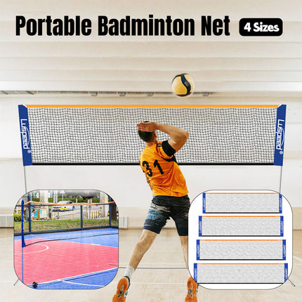 Portable Foldable Badminton Tennis Net - No Stand Included