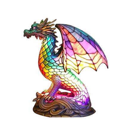 Colorful Dinosaur/Owl/Turtle/Mermaid/Unicorn/Wolf Animal Table Lamp Night Light