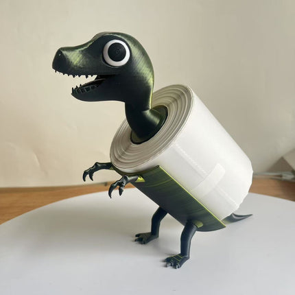 Dinosaur Shape Toilet Paper Holder Cartoon Tissue Storage Rack Paper Towel Stand