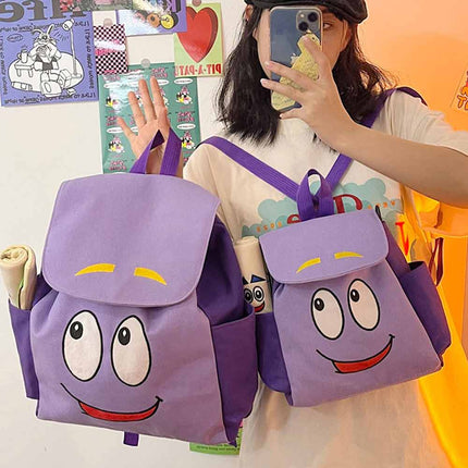 Dora Explorer Backpack Rescue Bag with Map Toys Purple Kids Girl Boys Gift