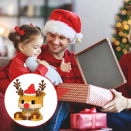 6 creative Christmas DIY building block pendants that can be pieced together for holiday decoration