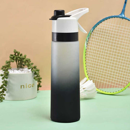 700ml Sport Matte Color Spray Mist Water Bottle Cool Down Drinking Kettle Water Cup