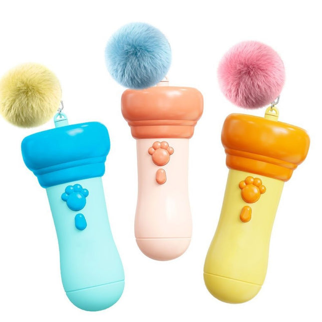 Electric Cat Teaser Toy with Eject & Retrieval, Interactive Play for Indoor Cats