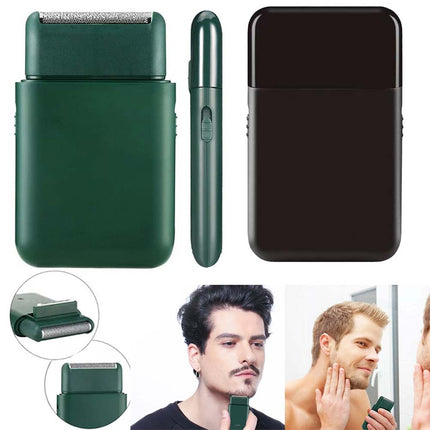 USB Rechargeable Mini Electric Shaver, Pocket Sized Portable Razor for Men