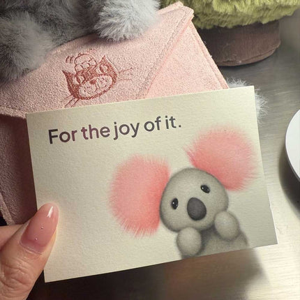 Valentine's Day Series Koala Plush Toy with Message Card