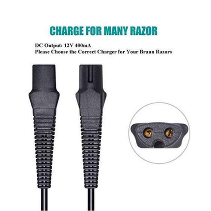 12V Power Charger Cord Adapter AU Plug For Braun Shaver Razor 1 2 3 5 7 9 Series