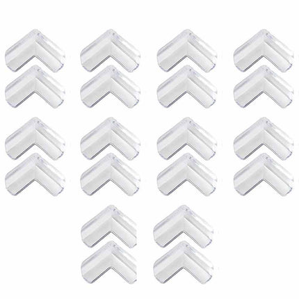 20Pcs Clear Furniture Corner Protectors Rubber Table Edge Cushion Baby Safety Guard