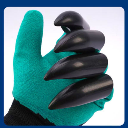 Anti-Slip Waterproof Gardening Gloves with Claws, Wear Resistant for Digging & Planting