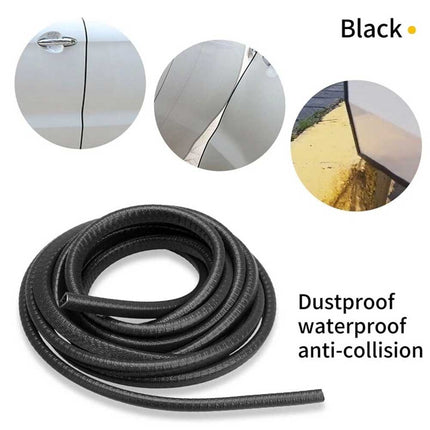 5M U-Shaped Black Rubber Car Door & Boot Edge Protector Strip – Trim Guard Seal
