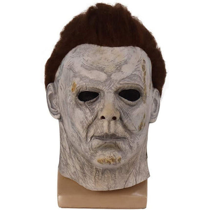 Fancy Halloween Michael-Myers Mask Adult Size Scary Latex Full Head  Dress Prop