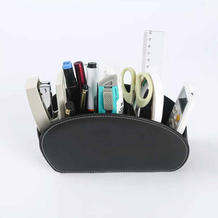 TV Remote Control Holder Table Storage Box 5 Grid Desktop Tidy Organizer Case