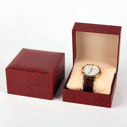 Single Watch Gift Box with Pillow Watch Display Case Organizer Jewelry Storage