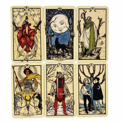 78 Cards Classic Tarot Deck English Version Divination Board Game Oracle Cards