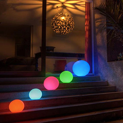 16 Color RGB LED Globe Orb Light 15CM - Remote Control Kids Night Light & Mood Lamp