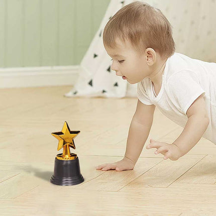 11CM Trophy Award Portable Recognition Award Golden Trophies Prize for Kids Children
