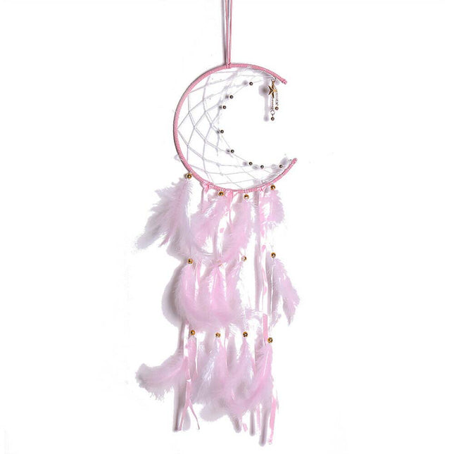 Dream Catcher LED Light Up Dreamcatcher Feather Kids Bedroom Hanging Decor DIY