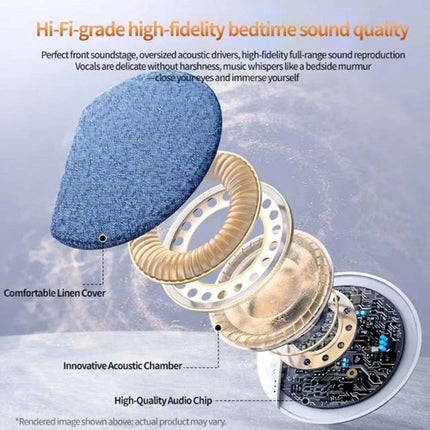Under-Pillow Speaker for Sleeping | Portable Wireless Bluetooth Bone Conduction Speaker