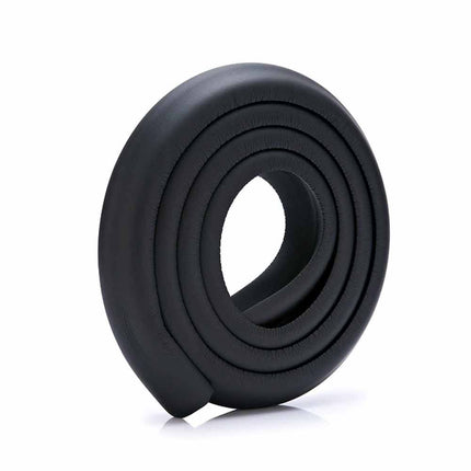Table Edge Corner Protector Guard Foam Bumper Strip 2M Black Desk Safety Protection
