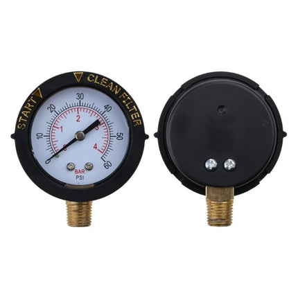 Pool Filter Pressure Gauge Water Pressure Gauge Dry and Utility Pressure Gauge 0-60psi