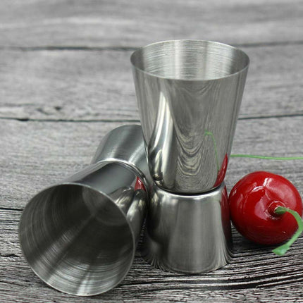 304 Stainless Steel Double Single Shot Measure Jigger Spirit Cocktail Drinks Cup