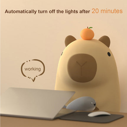 Creative Cute Capybara Night Light for Kids, Adorable Animal LED Night Lamp