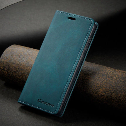 Premium Leather Flip Magnetic Wallet Case Protective Cover for iPhone 17