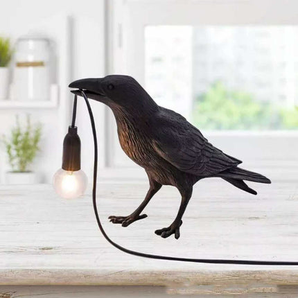 Resin Lucky Bird Wall-Lamp Table Lamp Night Light Bedside Table LED Decor