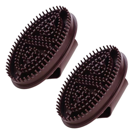 2 Pcs Meridian Pressure Massage Brush - For Back, Legs & Arms Body Massage