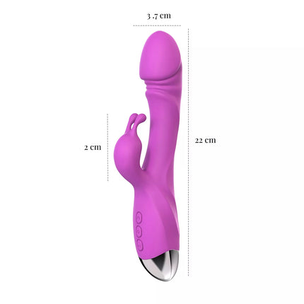 Rabbit Vibrator Sex Toys Strong Vibrating G Spot Stimulator Dildo for Women