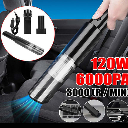 Handheld Cordless Car Vacuum Cleaner Portable USB Rechargeable Wet Dry Cleaning