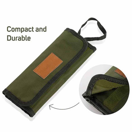 Cutlery Bag Portable Camping Cooking Utensil Set Storage Bag Kitchen Gadgets