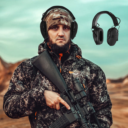 Electronic Noise Reduction Tactical Earmuffs Outdoor Hunting & Shooting Hearing Protection
