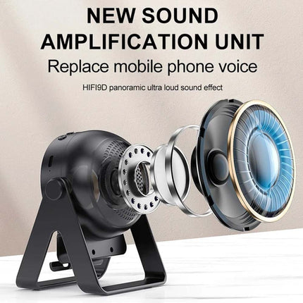4-in-1 Wireless Induction Bluetooth Speaker, Rechargeable Audio Bracket Speaker