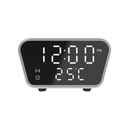 Clock display wireless charging 15W date temperature alarm clock integrated wireless