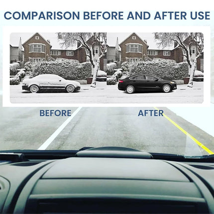 1X Electromagnetic Car Snow Removal Device, Portable Car Defroster, Efficient Ice Melting Deicer Tool