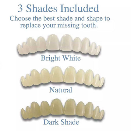 3X Instants Smile Comfort Fit Flex Teeth Top Temporary Teeth Replacement Repair