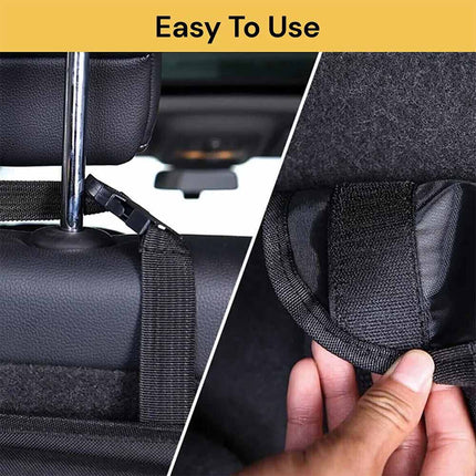 Car Back Seat Organizer Hanging Bag Travel Storage Holder For Tablet Tidy Pocket