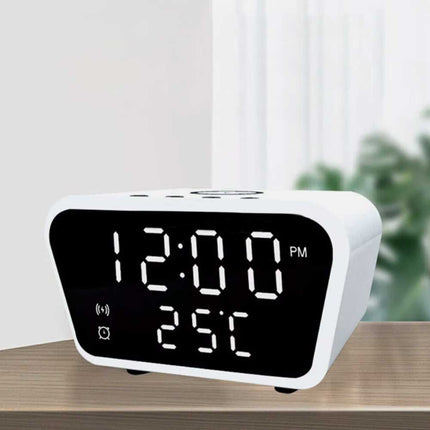 Clock display wireless charging 15W date temperature alarm clock integrated wireless
