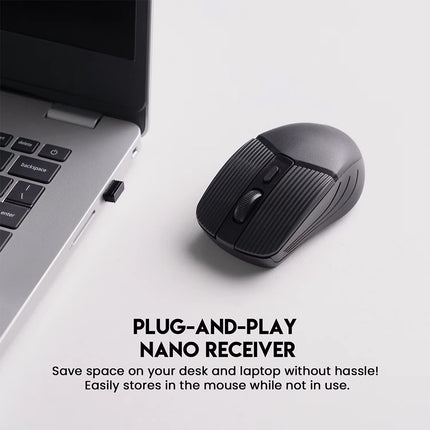 2.4G Wireless Slim USB Mouse, Mini Optical Mouse with 3 Adjustable DPI Modes for PC, Mac and Laptop