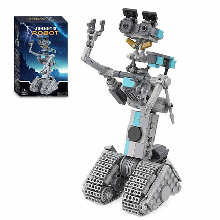 368‑Piece Sci‑Fi Tracked Robot Model Building Blocks Set, Kids DIY Construction Toy