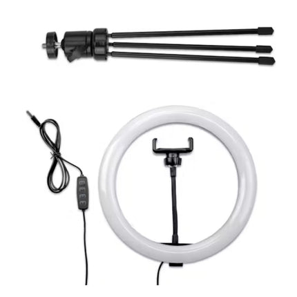 Cygnett V-Glamour 10" Ring Light Desktop Tripod with Bluetooth Remote