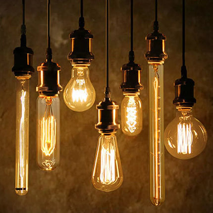 E27 Vintage Retro Edison Screw Bulb Socket Lamp Holder Light Base With Switch