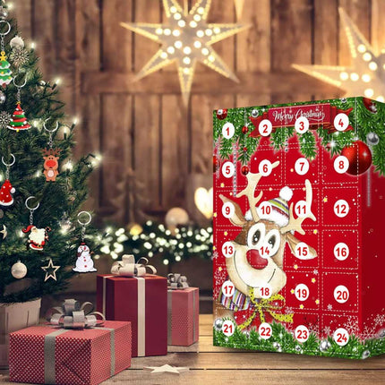 Advent Calendar Kids Christmas Calendar with Hanging Toys 24pcs
