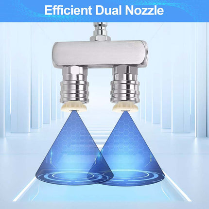 Dual Angle Pressure Washer Spray Nozzle 1/4" Quick Connect