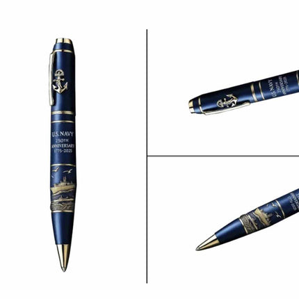 U.S. Navy 250th Anniversary Commemorative Pen 1775–2025 Naval Tribute Gift for Collectors